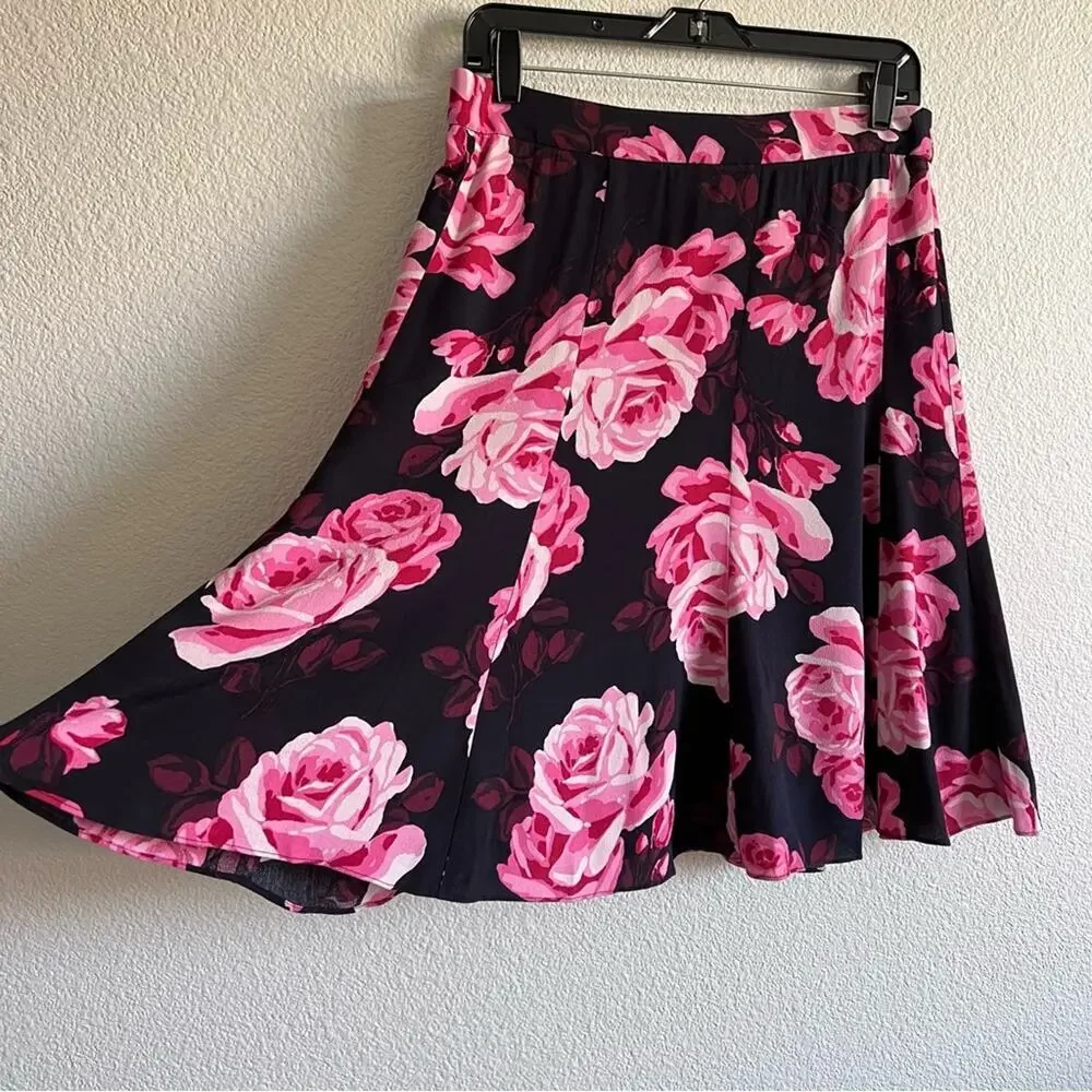 Kate Spade New York Rosa Crepe Midi Skirt‎